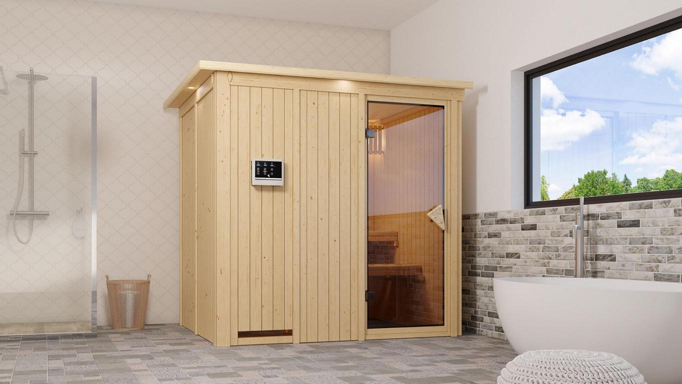 KARIBUHOLZT Sauna Sodin Front, o. Zub. bronz.GGT u. DK 08288375