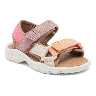 Sandale BISGAARD "nico Weite: normal", Jungen, Gr. 29, Textil, orange (rose), Schuhe Sandale, Trekkingschuh, Badeschuh, Klettschuh, Größenschablone zum Download