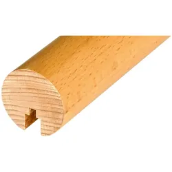 OK-Line, Treppengeländer + Handlauf, Holz-Rundhandlauf Ø 42 mm mit Nut für LED (Holz)