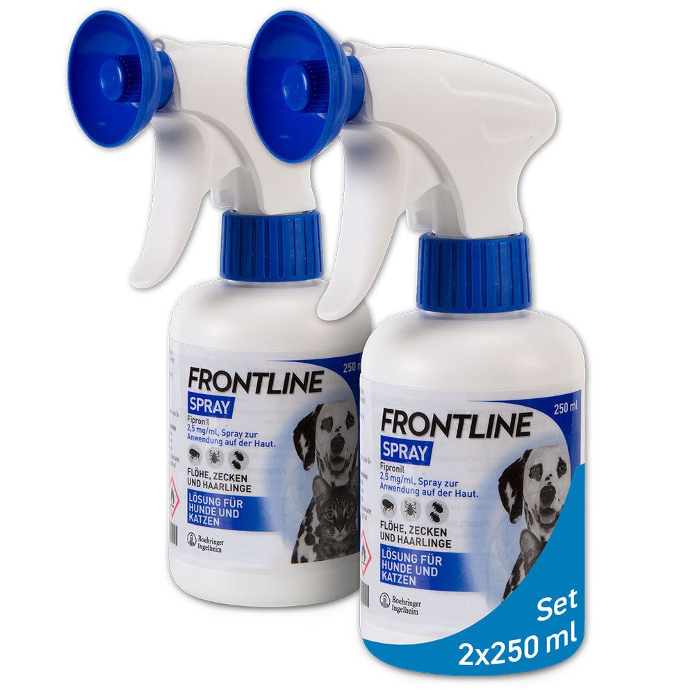 Frontline Spray f.Hunde/Katzen Doppelpack 2x250 ml