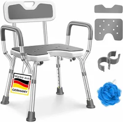Kesser, Badewannensitz + Duschhocker, Duschhocker mit Lehne (150 kg)