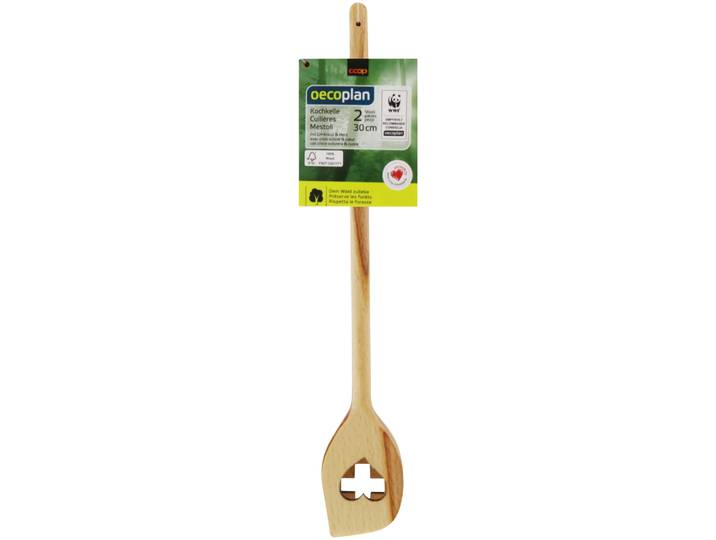 Oecoplan Kochkellen mit CH-Kreuz und Herz 2 Stück