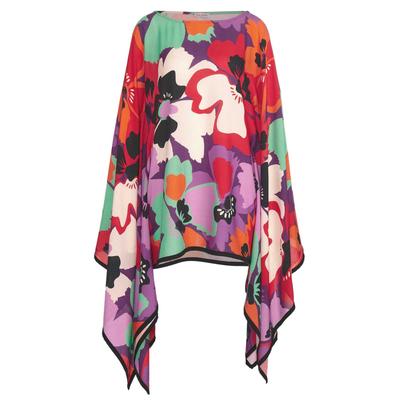 Tunika ALBA MODA "Tunika Tunika", Damen, Gr. 34/36, bunt (multicolor), Obermaterial: 100% Viskose CV., Modern, figurumspielend, Tuniken