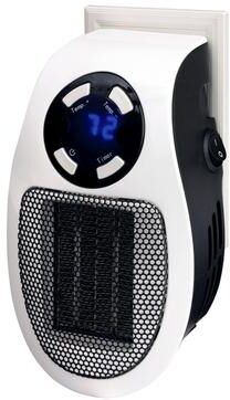 Optimus Small-Space Wall Plug-In Heater with Temperature Control
