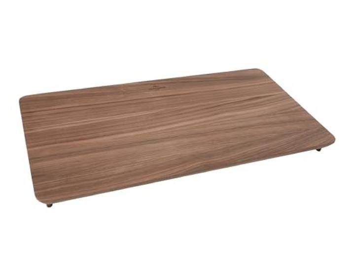 Villeroy & Boch Universal Schneidebrett, zum Auflegen, eckig – Nussbaum Platzsparend, Schneidebrett aus Nussbaumholz, zum Auflegen über die Küchenspüle, 8K361000