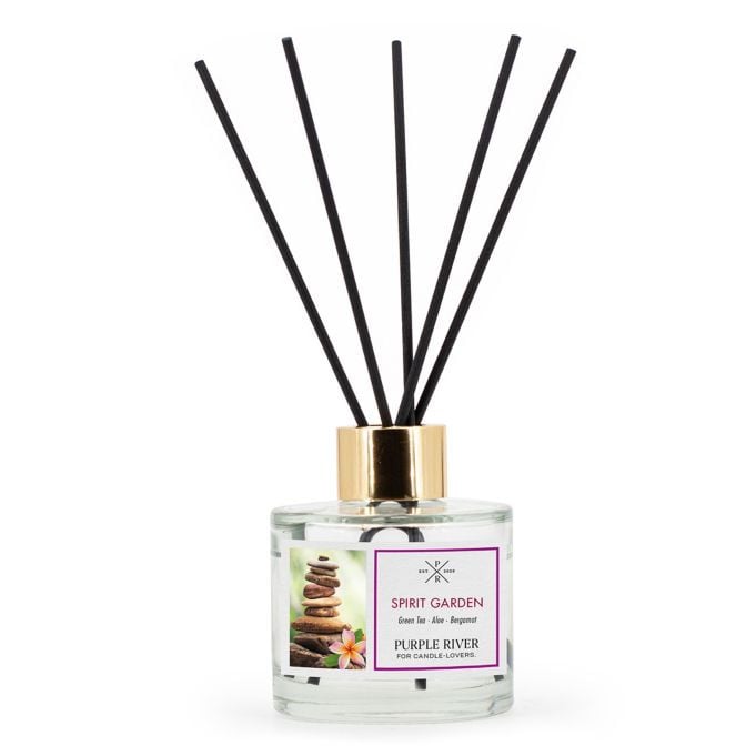Purple River Rietdiffuser glas wit transparant 100 ml