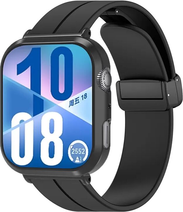 INF Magnetisches Armband Ersatzarmband kompatibel mit Huawei Band FIT 4 - Schwarz