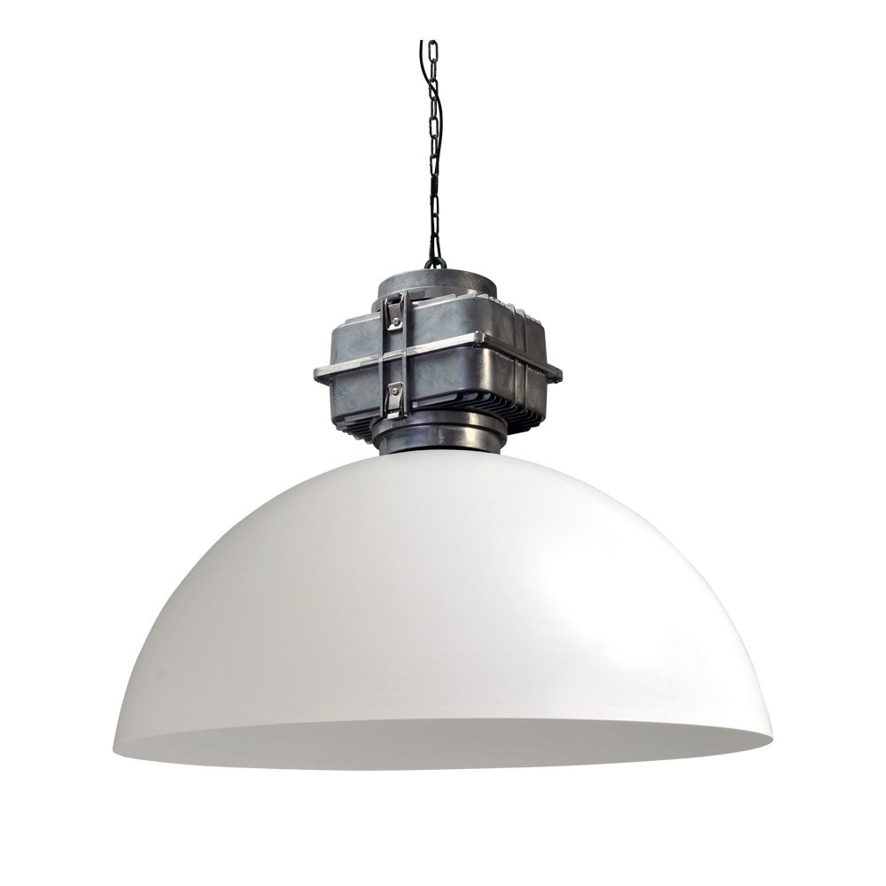 Masterlight Industria 80 Retro Industrie Hanglamp - Wit