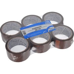 TipTop-Office Packband TTO 402681, PP, braun, 48mm x 50m, 6 Rollen