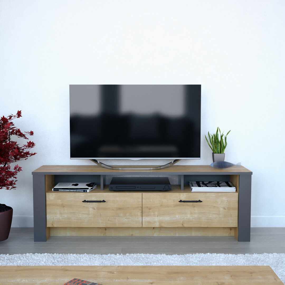 Wade Logan Aldan TV Stand for TVs up to 65" Unfinished 65"