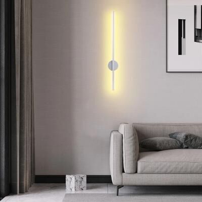 Uplift Picks Modern Rechargeable LED Wall Light With Remote Control silver 50 Cm 1 Pc