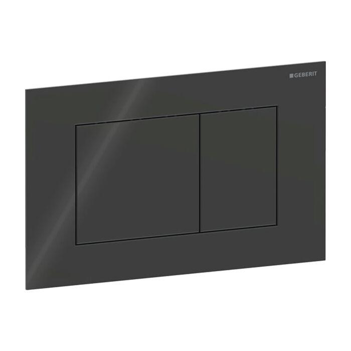 Geberit Sigma 40 Square Betätigungsplatte 115629SJ1 Square, schwarz, für 2-Mengen-Spülung