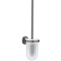 Grohe, Toilettenbürste, Toilettenbürstenset, wandmontiert, Glas, Metall, gebürstet, hart, Graphit