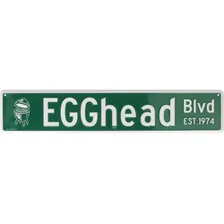 Big Green Egg Straßenschild EGGhead Blvd