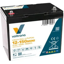 Voltrana Lithium-Akku VT150Mini 12,8V 150Ah 1920Wh Bluetooth Heizfunktion LiFePO4