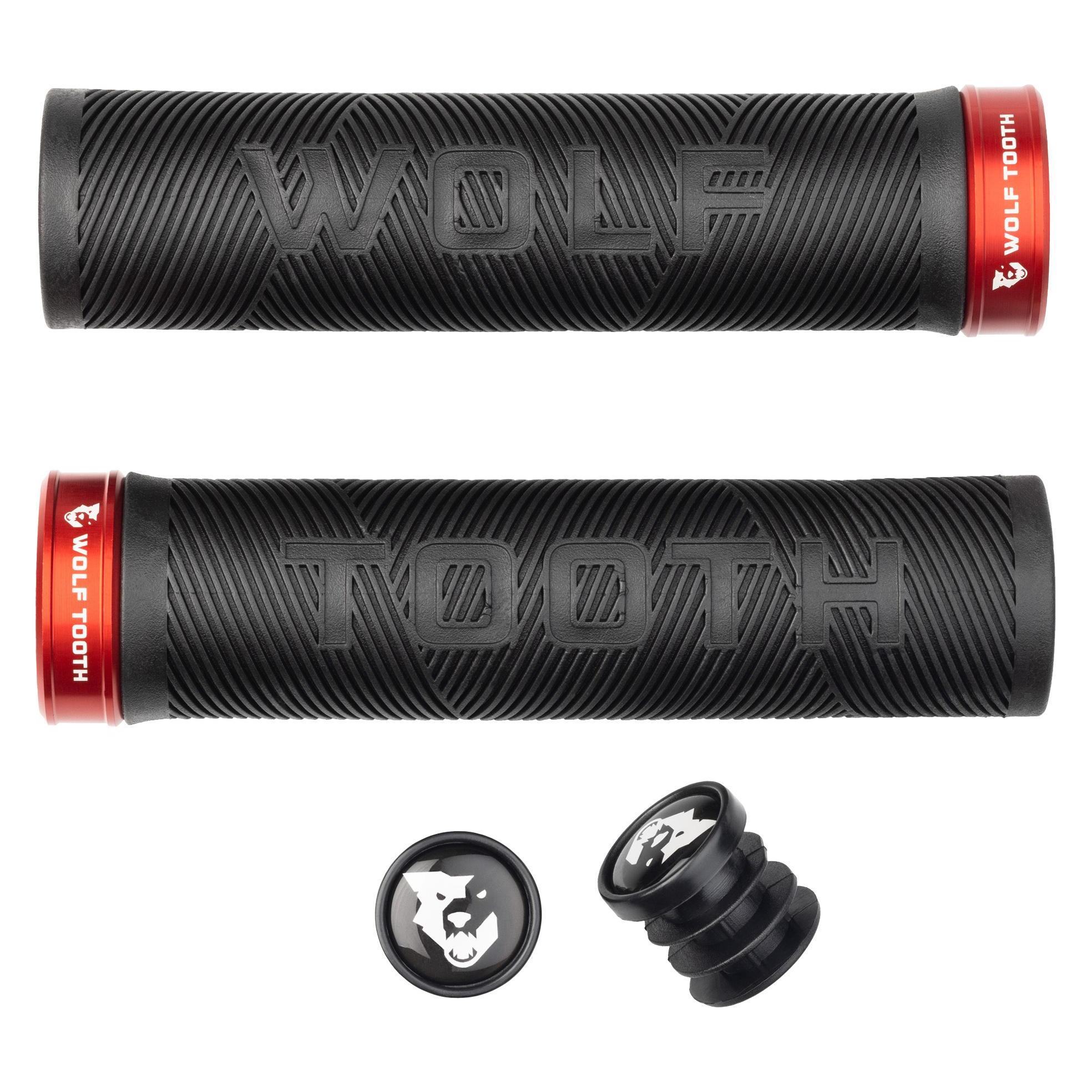 Wolf Tooth Echo Lock-On Griff, black/red (ECHO-BLK-RED)