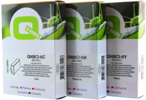Q-Nomic Pack BCI-6(cian+ magenta+ amarillo)