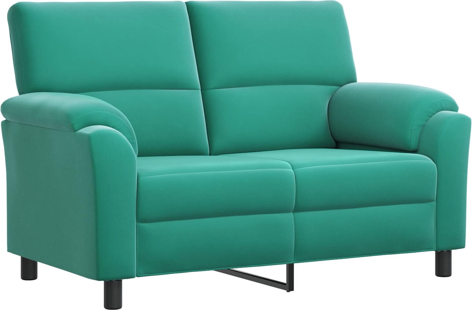 vidaXL Ensemble de Canapés 2 pcs Turquoise Velours
