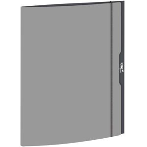 RNK Zeichenmappe 46327, friendly grey, A4, Karton, 3 Einschlagklappen, Gummizug