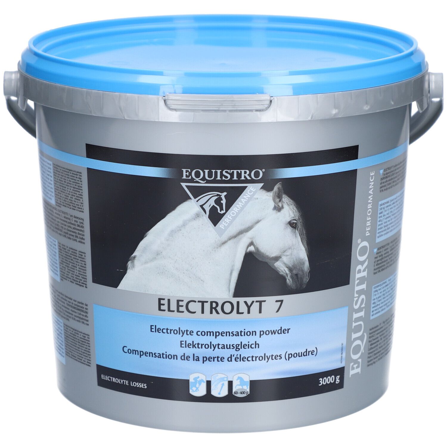 Equistro Electrolyt 7 Erg.Futterm.Pulver f.Pferde 3 kg Pulver