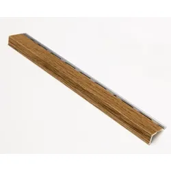 Havos Abschlussprofil "L" Holzdekor, Aluminium Länge 250 cm, Kantenhöhe 9 mm, ALD9250