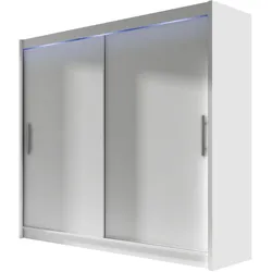 KLEIDERSCHRANK London I 180, mit RGB LED Beleuchtung