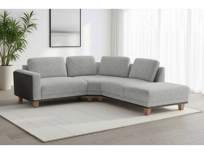sit&more Ecksofa Concept, Modernes Sofa in drei Fußfarben zur Auswahl
