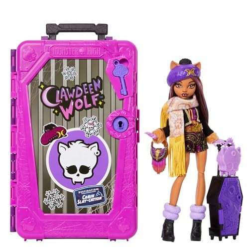 Monster High Skulltimate Secrets Clawdeen Wolf poppenset meerkleurig
