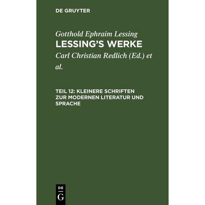 Kleinere Schriften zur modernen Literatur und Sprache, Gebundene Ausgabe von , De Gruyter, 978-3-11-243061-3