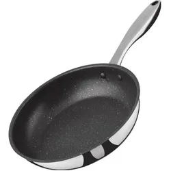 Lamart Sote LT1231 – Stainless steel frying pan diameter 24 cm, Pfanne + Kochtopf, Silber