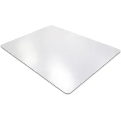 Realspace Stuhlunterlage PVC (Polyvinylchlorid) Standard Rechteckig Transparent 116 x 150 cm Hartböden