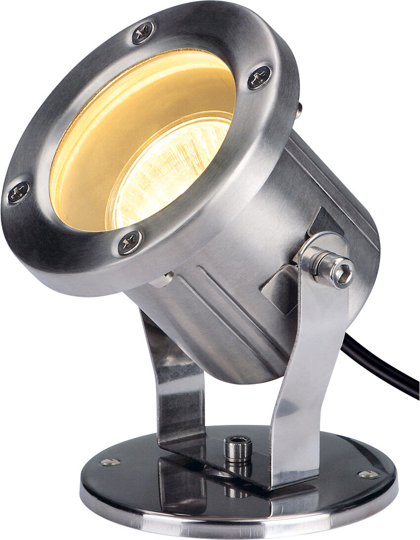 Slv Nautilus Outdoor Strahler, Qpar51, Edelstahl, Max.35w, Inkl. 1,5m Kabel - Strahler (Outdoor)