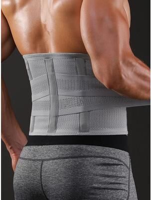 Multicon Wholesale Hub Unisex Lower Back Support, Adjustable Waist Trainer, Tummy Band For Cycling, Weightlifting beige xxl