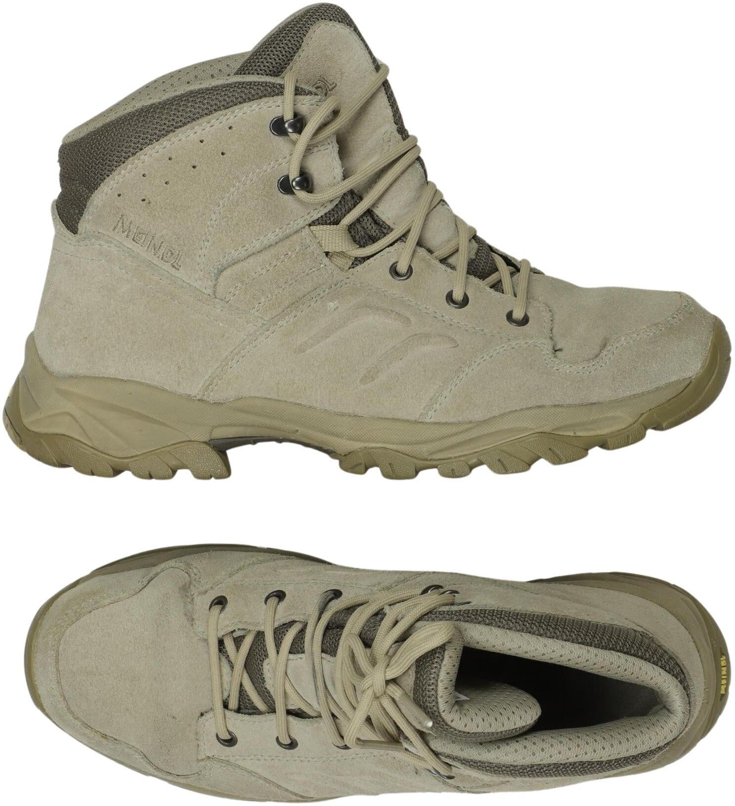 Meindl Herren Stiefel, Beige, Gr. EU 39 (UK 6), Leder - Second Hand