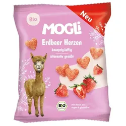 Mogli Erdbeer Herzen bio