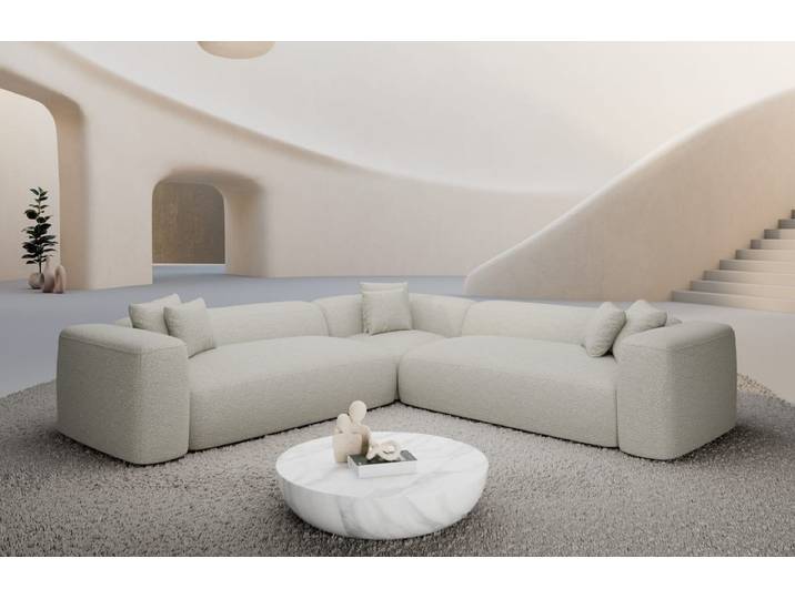 Stoff Ecksofa Alcudia L-Form