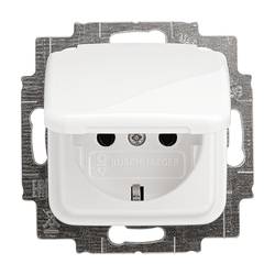 Busch-Jaeger Einsatz Steckdose Reflex SI, Reflex SI Linear Reinweiß (RAL 9010), Alpinweiß 20 EUK-214 1 St.