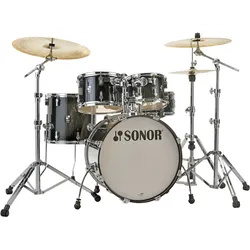 Sonor AQ2 22" Transparent Black Stage Drumset - Schlagzeug