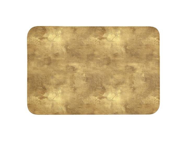 OnlyWow Badematte Industriell - Textur - Gold Badvorleger 90x60 cm, Goldfarben, Füllung: Polyurethan (Pur), Rechteckig, 90x60 cm, Heimtextilien, Badtextilien, Badematten