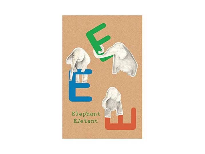 Komar Image murale ABC Animal E - Taille : 50 x 70 cm Sans cadre - Pure Boutique