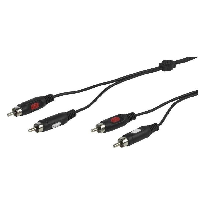 Vivanco Cinchkabel 1,5m (1.50 m, Cinch Kabel) (VVA2RCA15MMK)
