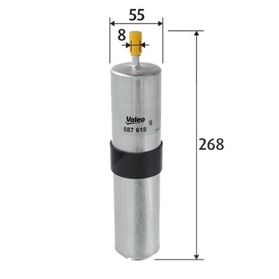 Valeo Kraftstofffilter [Hersteller-Nr. 587618] für BMW, Mini