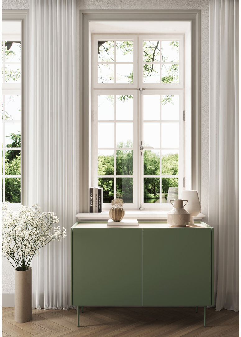 Metro Bernistine 120cm Sideboard Olive 85cm H X 120cm W X 40cm D