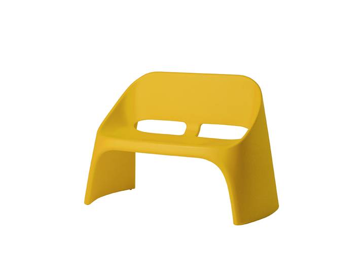 SLIDE canapé AMELIE DUETTO (Jaune - Polyéthylène)