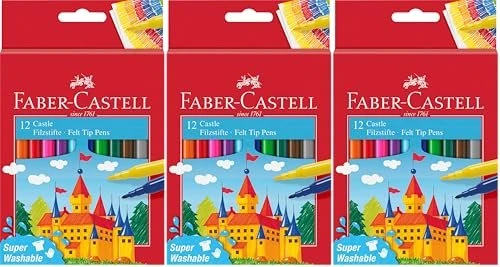 Faber-Castell Filzstift Castle 12er Kartonetui