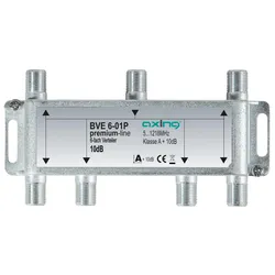 Axing BVE6-01P 6-fach Verteiler, 5 - 1218 MHz, Bauform 01 BVE00601P BVE 6-01P