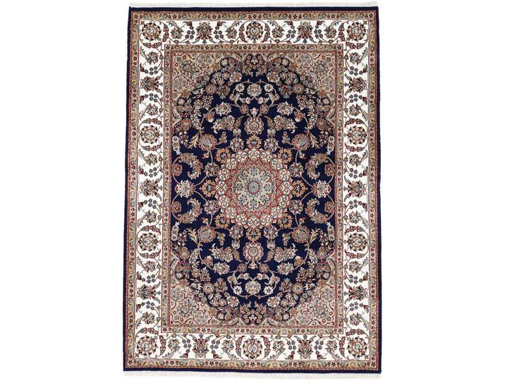 Orientteppich WOVEN ARTS Nain, auch als Läufer , blau, B:250cm H:15mm L:350cm, Wolle, Teppiche, Orientteppich, handgeknüpft, mit Fransen, reine Wolle, Wohnzimmer