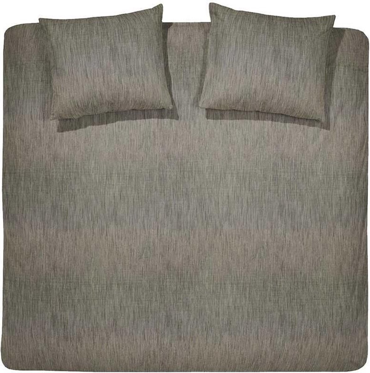 Damai Codex Dekbedovertrek - Katoen - Tweepersoons - Bark - 200 x 220 cm