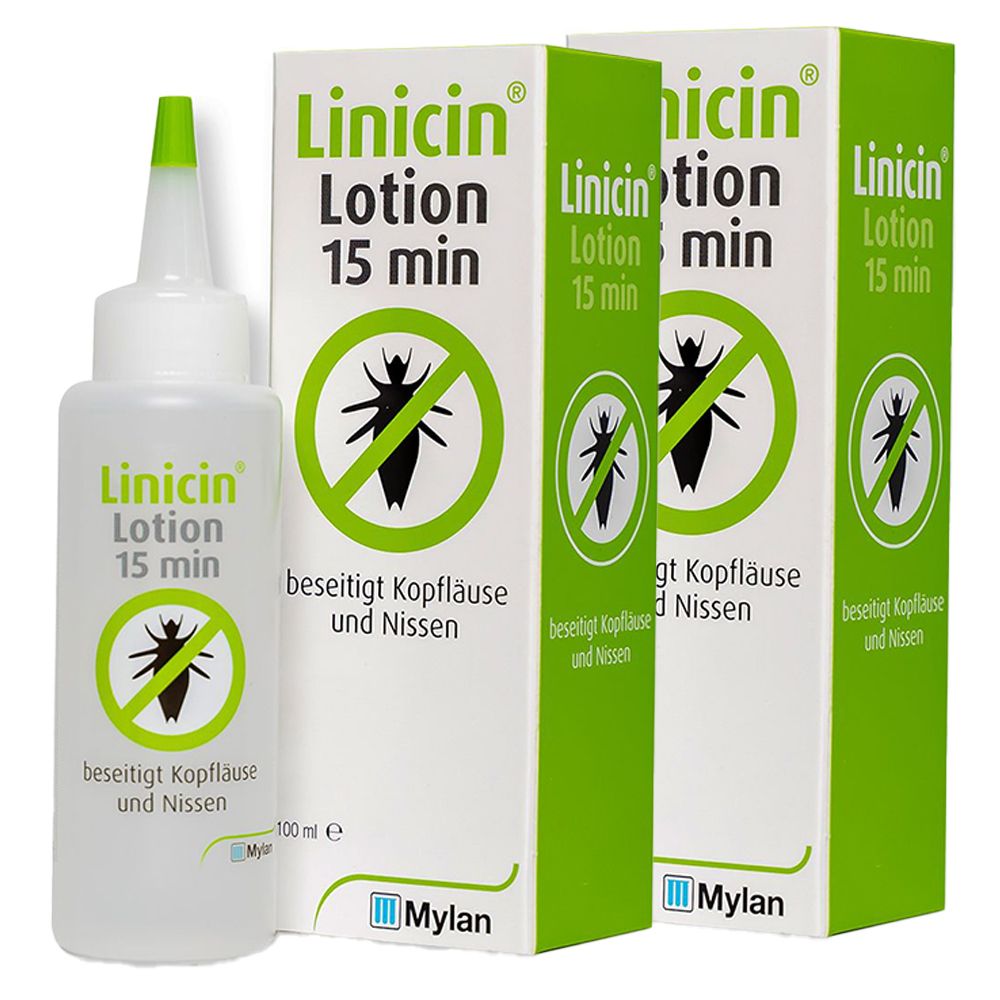 Linicin Lotion 15 Min. ohne Läusekamm Doppelpack 2x100 ml