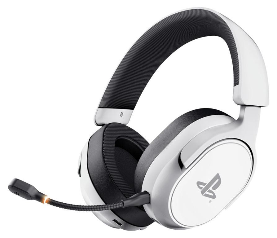 Trust GXT 499 Forta Gaming Headset met Microfoon, Bekabeld en Draadloos, Wit